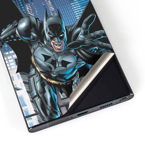 DC Comics Batman Dark Knight Comic Art Action Pose Galaxy S25 Ultra Skin